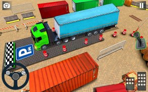 سخت کامیون پارکینگ 2019: کامیون رانندگی بازی ها screenshot 4