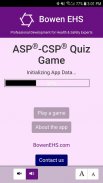 ASP®-CSP® Quiz Game by Bowen EHS screenshot 6