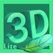 3D نص صورة فوتوغرافية محرر نسخة -3 D شعار صانع اسم screenshot 7