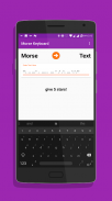 Morse Code Keyboard screenshot 5