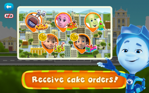 Фиксики Кондитерская Фабрика: Шоколадный Торт screenshot 5