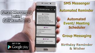 Smart Messenger with Self Reminders screenshot 10