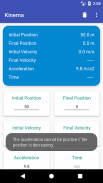 Kinema - Kinematics Calculator screenshot 5