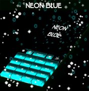 Neon Blue Keyboard screenshot 4