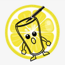 Happy Glass Lemonade Drawing Icon
