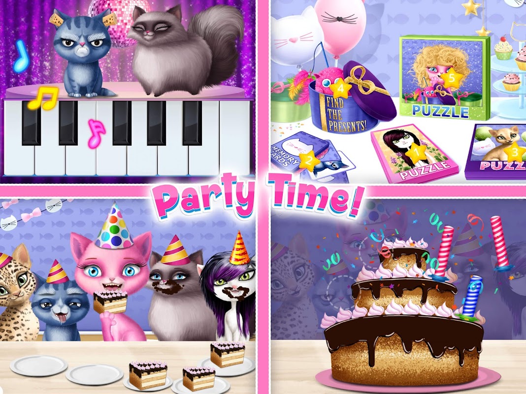 Cat Hair Salon Birthday Party - Загрузить APK для Android | Aptoide