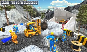 Snow Drive Rescue Plow Excavator 2018 screenshot 1