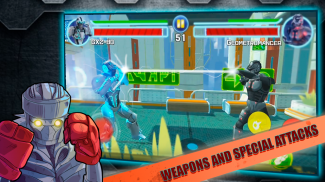 Steel Street Fighter 🤖 jeu de combat Robot screenshot 5
