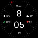 Minimal Black Watch Face