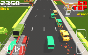 Blocky corredor del camino screenshot 2