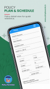 Policy Tracker & Reminder screenshot 5