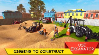 Village Excavator JCB Game screenshot 0