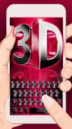 Classic 3d Red Tema Papan Keku screenshot 1