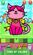 Cute Kitty Coloring Glitter screenshot 6