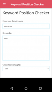 Keyword Position Checker Tool screenshot 2