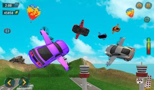 फ्लाइंग कार खेल कार उड़ान 3डी screenshot 2