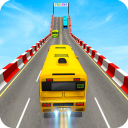 Mega Ramp Coach Bus Impossible Stunt Driving Games Icon