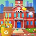 high school cleanup game Icon