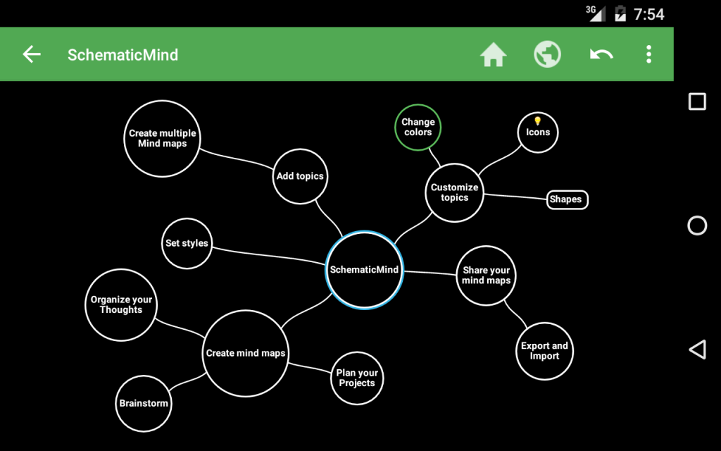 SchematicMind Free mind map | Download APK for Android ...