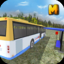 Offroad Tourist Bus Driving 3D Icon