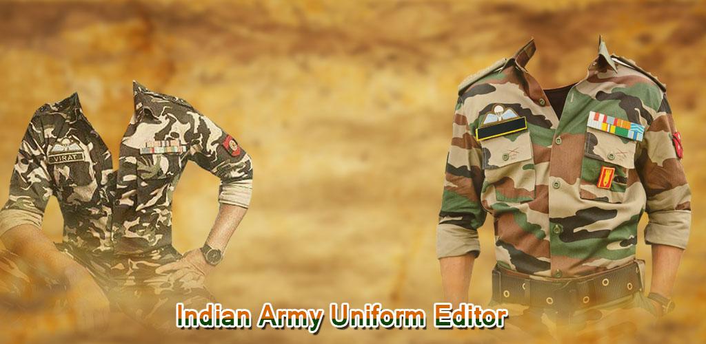 Indian Army Photo Suit Editor - Uniform Changer