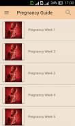 Pregnancy week by week. Children. Period tracker screenshot 4