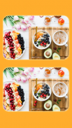 پیدا کردن 5 تفاوت - جالب غذا عکس ها screenshot 0