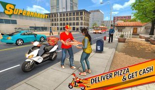 Pizza Delivery Boy Bike Games screenshot 4