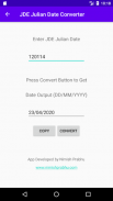 JDE Julian Date Converter screenshot 0