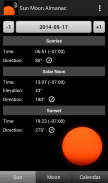Sun Moon Almanac screenshot 2