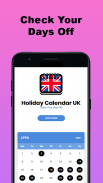 UK Calendar - British Holidays screenshot 2