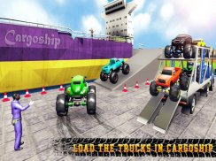 Monster Truck Transport Ship screenshot 4