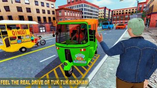 Tuk tuk Chingchi Rickshaw: City Rickshaw driver screenshot 5