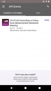 API Events & Training screenshot 1