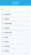English Synonym Antonym Dictionary Free App screenshot 0