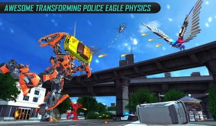 Game Mobil Robot Elang Terbang screenshot 13