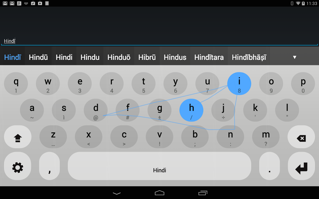 hinglish keyboard for android