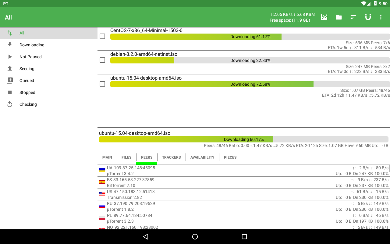 PTorrent - torrent application - APK Download for Android | Aptoide