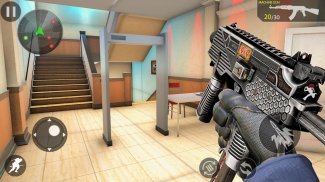 Bank Robbery Gun Shooting Game screenshot 0