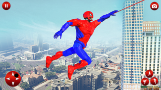 Speed Rope Hero Superhero Game screenshot 1