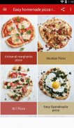 Easy homemade pizza recipes screenshot 0