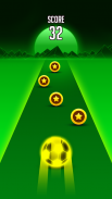 Neon Color Ball Road Run screenshot 0