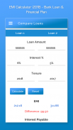 EMI Calculator 2018 Bank Loan Financial Plan screenshot 1