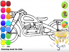 motocicleta coloração screenshot 10