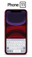 Red Phone 11 Theme screenshot 2