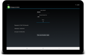 Mortgage calculator screenshot 1