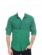 Man Casual Shirt Photo Suit screenshot 1