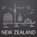 New Zealand Travel Guide Icon