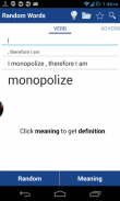 Random Word Dictionary screenshot 1