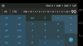 d20 Calculator screenshot 2